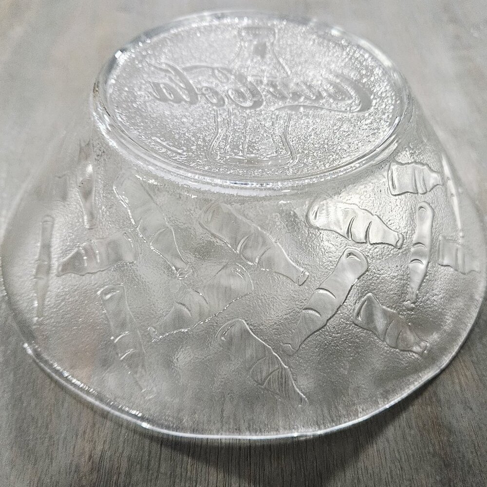 Vintage Indiana Glass Coca-Cola "Pebbled" Bowls - Set of 3 (Made in USA)